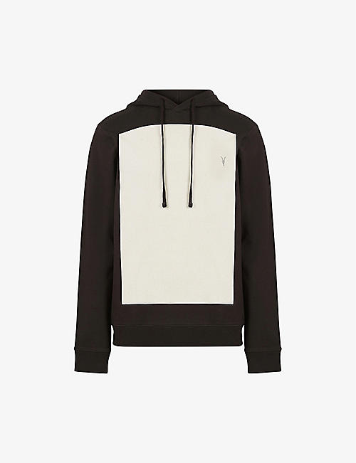 ALLSAINTS: Lobke brand-embroidered cotton-jersey hoody