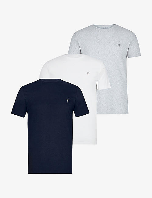 ALLSAINTS: Brace Tonic pack of three cotton T-shirts