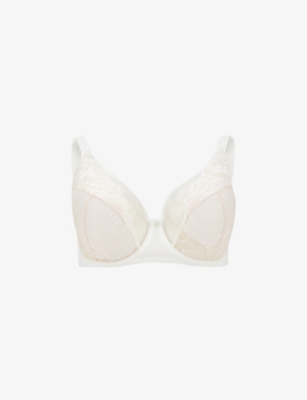 Soutien-gorge Balconnet Lejaby Flora 21237 - Tulle Brodé Noir, Taille FR95C/EU80C/UK36C, Neuf Avec étiquettes