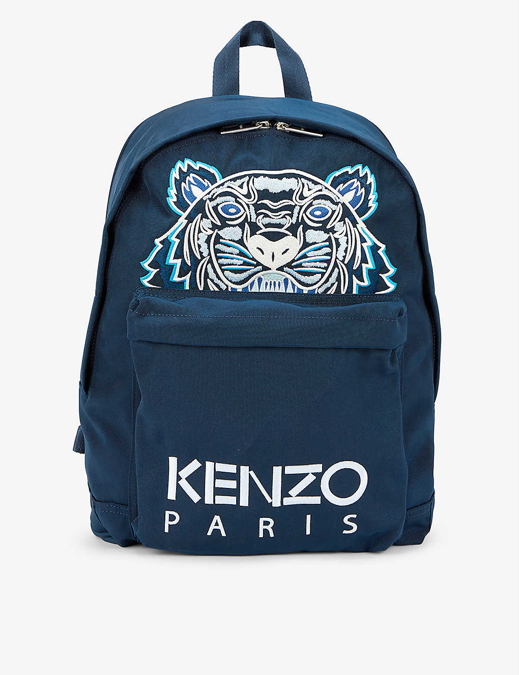 Logo-embroidered twill backpack(9325874)