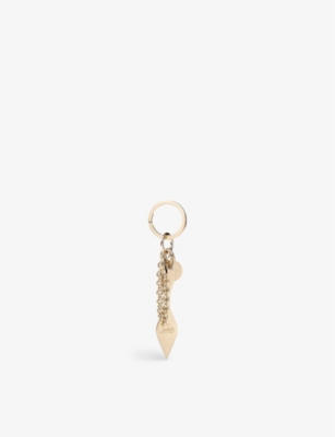 CHRISTIAN LOUBOUTIN: Red Sole gold-tone keyring