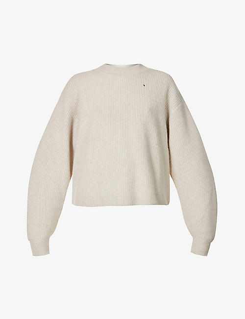 LE KASHA: Round-neck relaxed-fit cashmere jumper