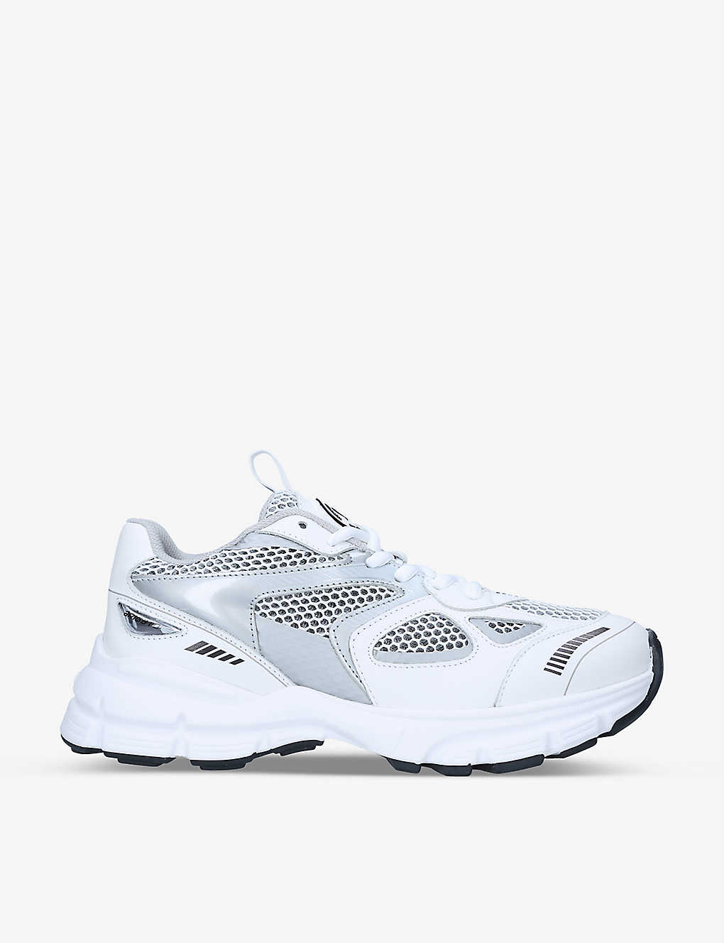 Axel Arigato Marathon Runner Mesh And Leather Trainers In White/oth
