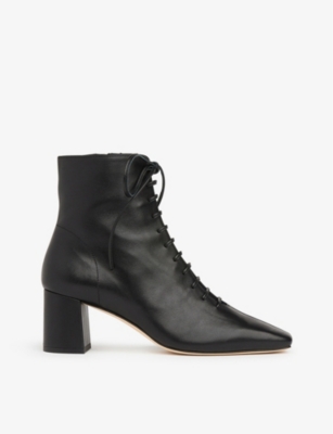 LK BENNETT: Arabella leather heeled ankle boots