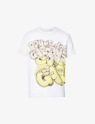 COMME DE GARCON SHIRT - Comme des Garçons Shirt x KAWS graphic 