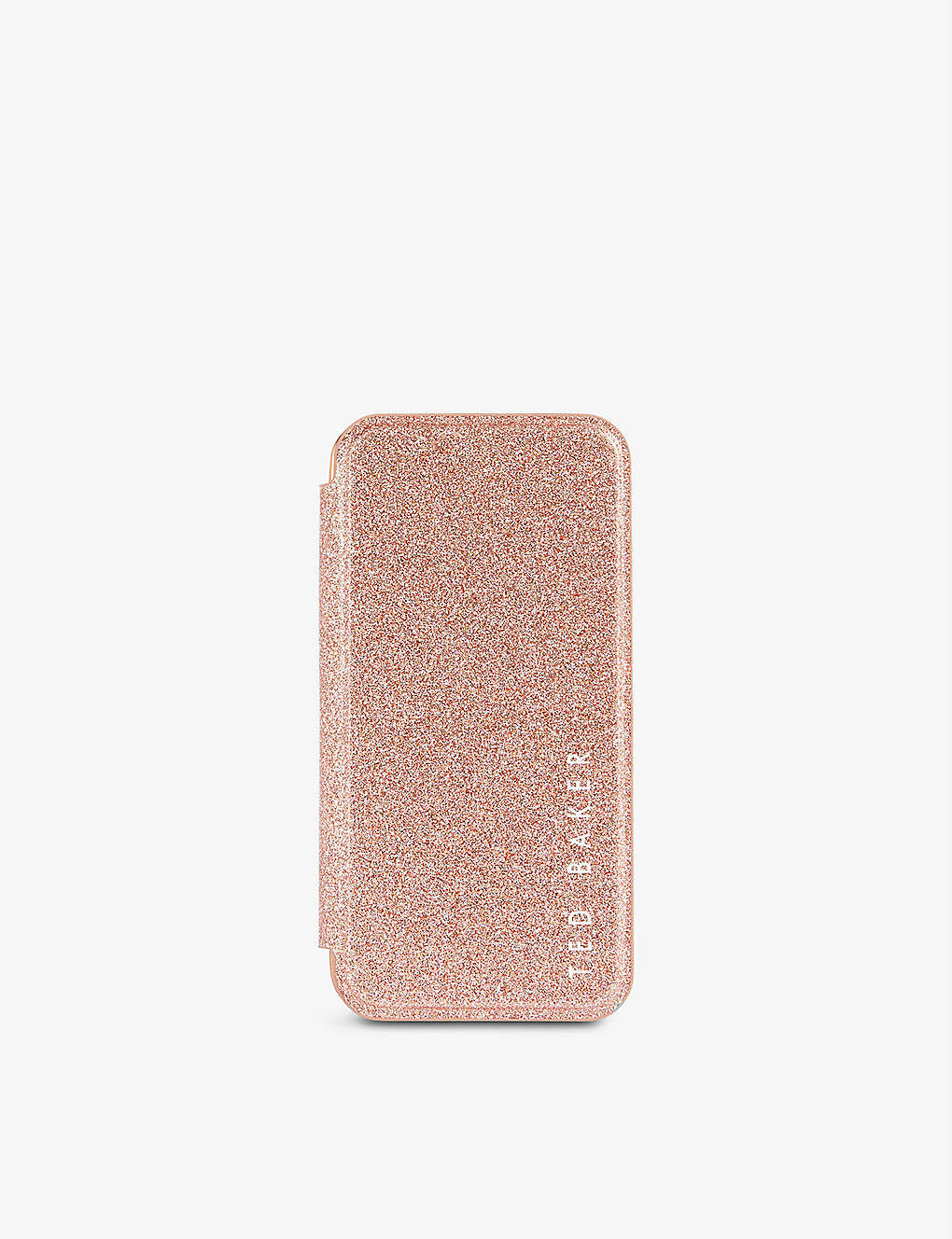 Shop Ted Baker Rico Glitter-embossed Iphone 12 Pro Max Case In Baby-pink