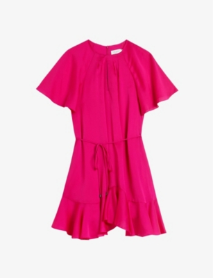 Ted baker outlet cerise pink dress