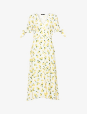nobody's child dress Blue Maxine Midi The Nobodys Child Colorado Square Neck Midi Dress in brown offers a chic and versatile option for your summer wardrobe Blue Floral Lace Trim Kacey