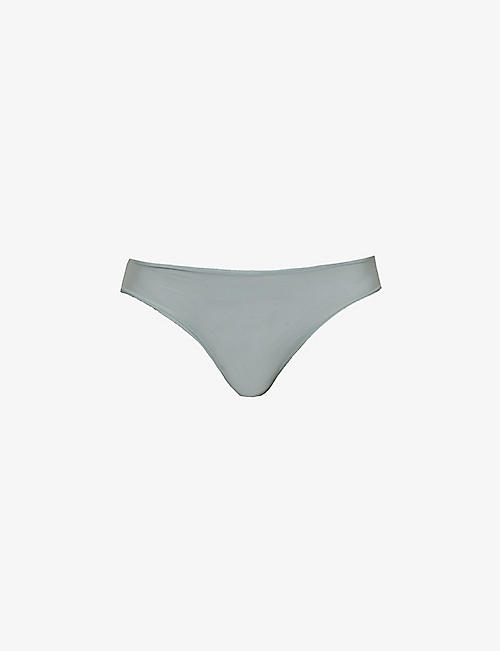 SKIMS: Fits Everybody high-rise stretch-jersey thong