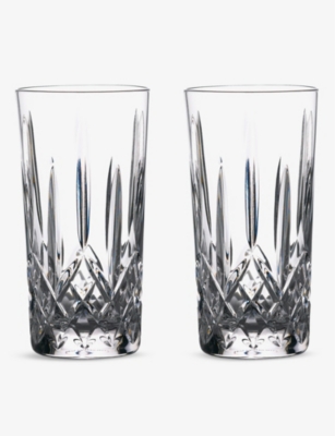 Waterford Gin Journey Lismore Crystal Hiball Glasses Set Of Two