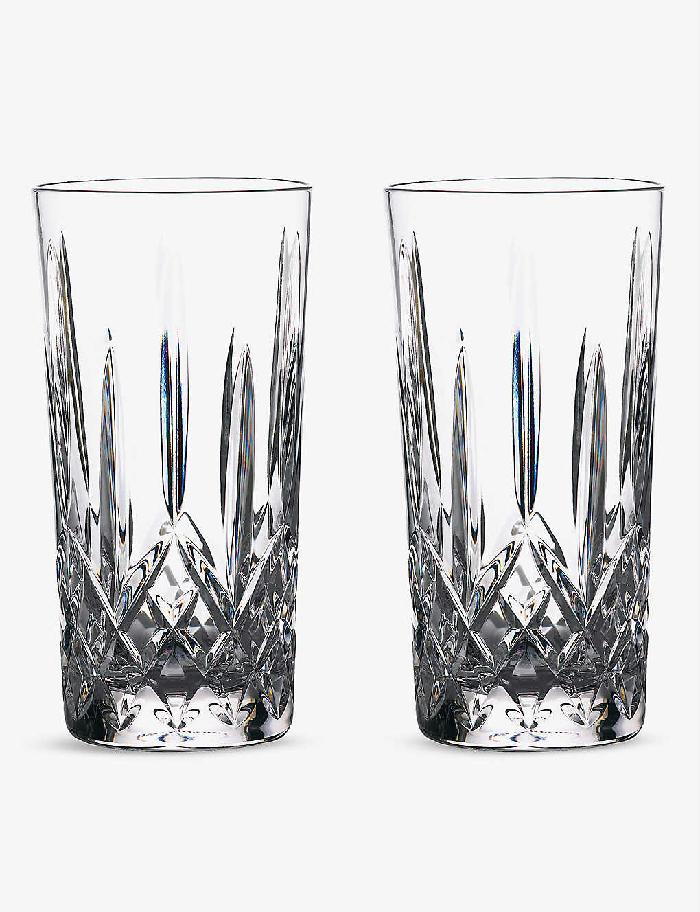 Waterford Gin Journey Lismore Crystal Hiball Glasses Set Of Two