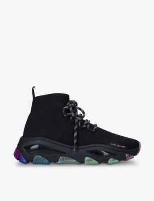 KURT GEIGER LONDON Lettie contrasting-insert knitted sock