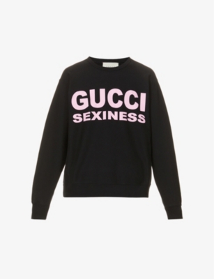 Sweatshirt Gucci Black size S International in Cotton - 18216709