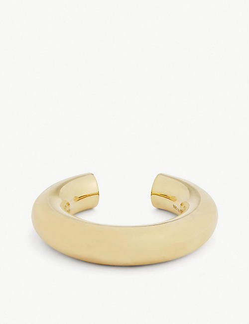 UNCOMMON MATTERS: Swell gold-tone vermeil bangle