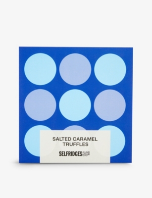 SELFRIDGES SELECTION: Milk chocolate salted caramel truffles box of nine 105g