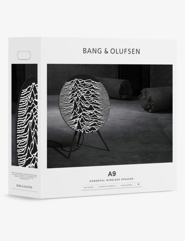 Factory Records x Bang & Olufsen Unknown Pleasures music system