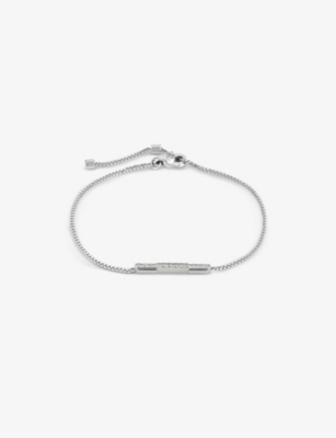 Gucci Link To Love 18ct White-gold 0.13ct Diamond Bracelet In White Gold