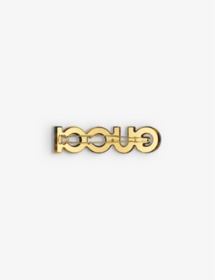 Shop Gucci Women's Crystal-embellished Metal Hair Clip