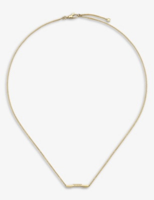 Gucci Womens Yellow Gold Link To Love 18ct Yellow-gold Necklace