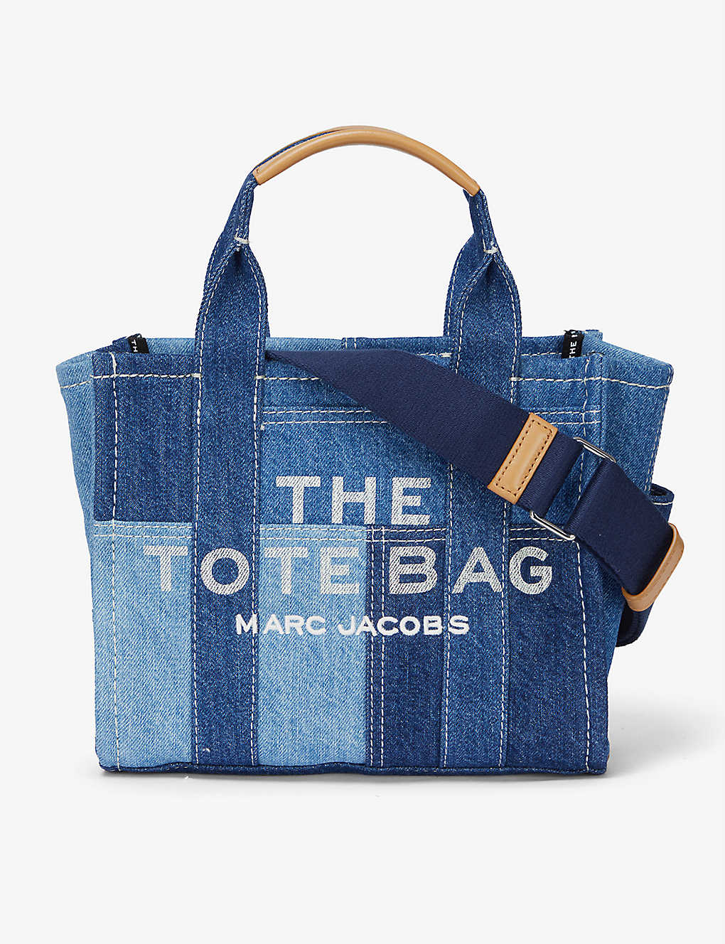 selfridges.com | MARC JACOBS The Mini Traveller Tote denim tote bag