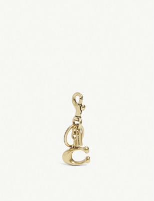 Coach online c keychain