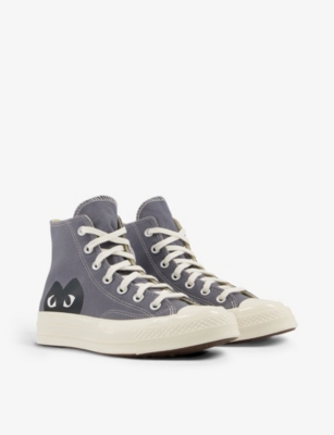 COMME DES GARCONS Comme des Garçons PLAY x Converse 70s canvas high-top trainers