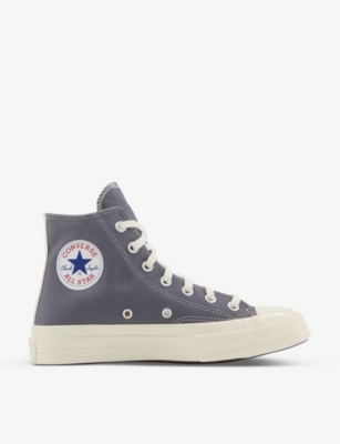 COMME DES GARCONS Comme des Garçons PLAY x Converse 70s canvas high-top trainers