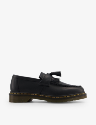 DR. MARTENS: Adrian tassel-embellished leather loafers