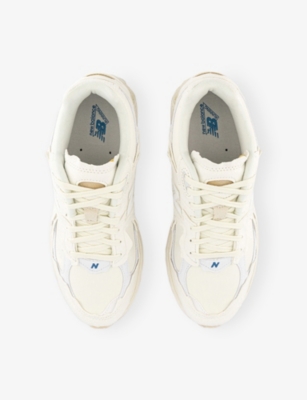 New Balance Mens Sea Salt 2002r Protection Pack Woven Trainers In White