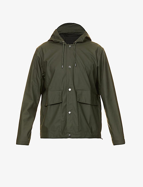RAINS: Regular-fit hooded shell hooded coat