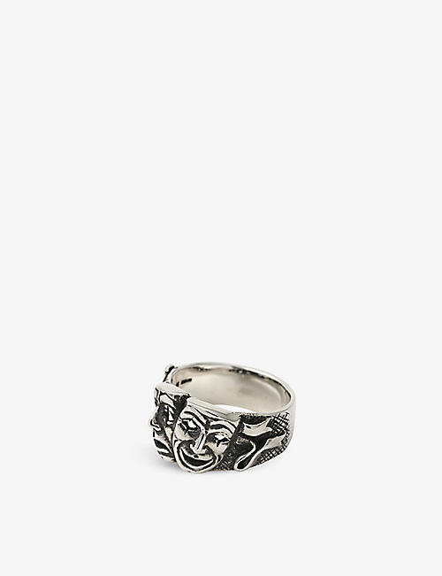 THE GREAT FROG: Laugh Now, Cry Later sterling-silver ring