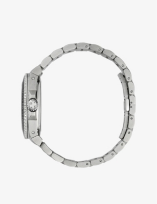 Shop Gucci Mens Silver Ya136301b Dive Stainless Steel Quartz Watch