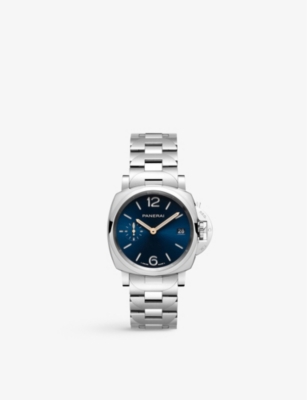 PANERAI PAM01123 Piccolo Due polished steel automatic watch