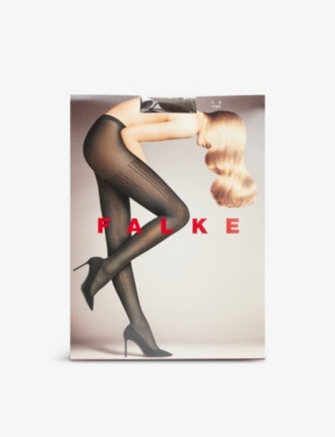 Falke Prime Rib Stretch-knit 60-denier Tights In 5229 Cigar