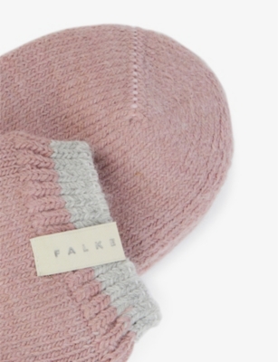 FALKE WOMENS 8666 ROSEWATER COSY STRETCH-KNIT SOCKS EUR 39-42/6-9 UK