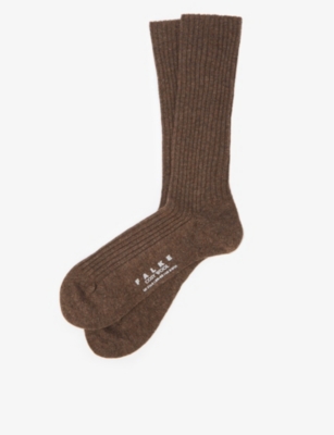 Shop Falke Women's 5622 Jasper Cosy Wool-cashmere Socks