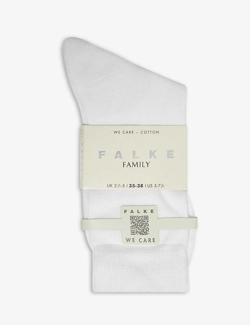Falke Family Cotton-blend Socks In 2009 White
