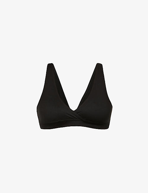 BUMPSUIT: Maternity The Comfy reversible stretch-woven bra