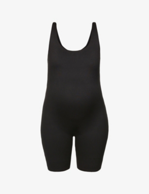 BUMPSUIT: Maternity The Cindy scoop-neck stretch-woven unitard