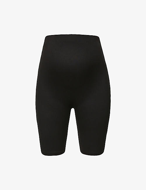 BUMPSUIT: Maternity The Short high-rise stretch-woven shorts