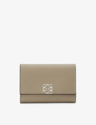 LOEWE Anagram-embellished grained leather wallet