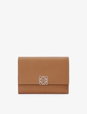 LOEWE Anagram-embellished grained leather wallet