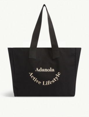 ADANOLA: Active Lifestyle canvas tote bag