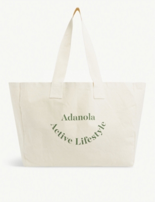 ADANOLA Active Lifestyle canvas tote bag