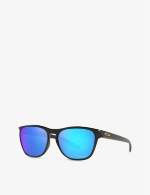 Oakley Oo9479 Manorburn Rectangle-frame Sunglasses In Black