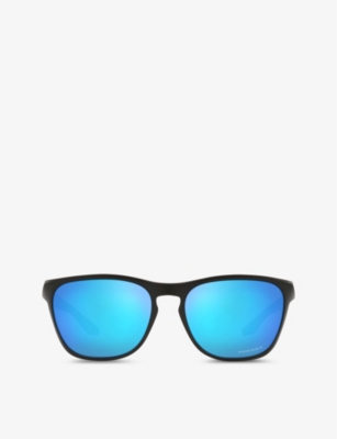 Oakley Oo9479 Manorburn Rectangle-frame Sunglasses In Black