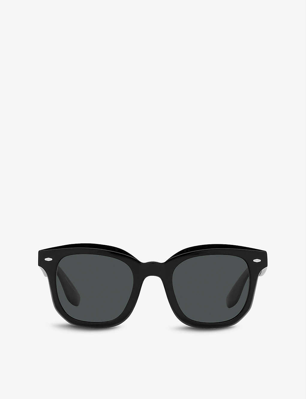 Shop Oliver Peoples Women's Black Ov5472su Filu' Acetate Wayfarer-inspired Sunglasses