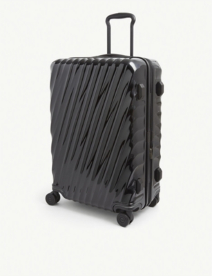 Tumi International Expandable 19 Degree Large Polycarbonate Suitcase In Black