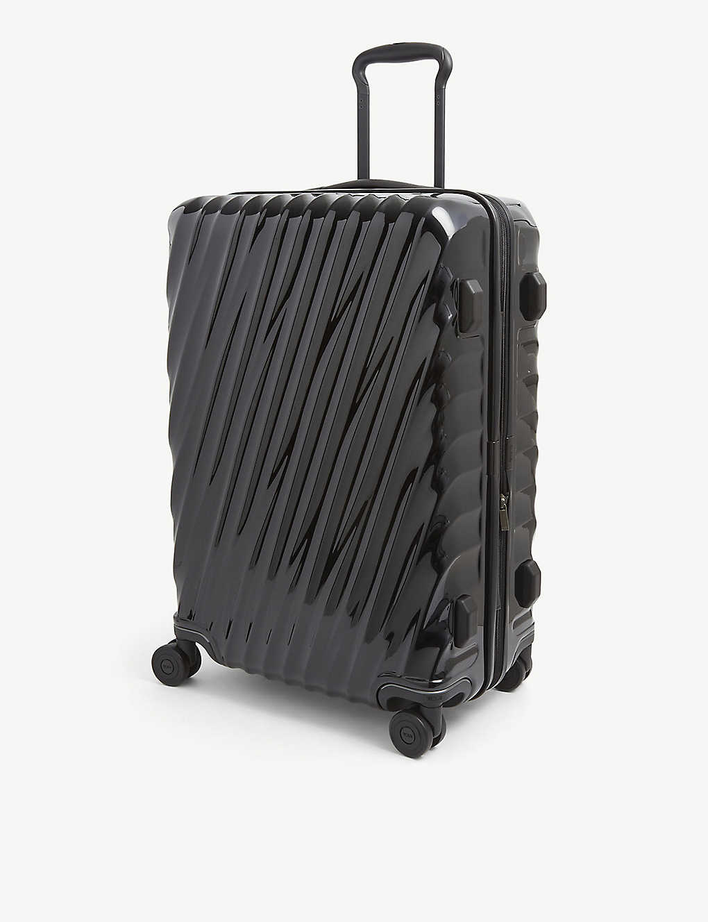 Tumi International Expandable 19 Degree Large Polycarbonate Suitcase In Black