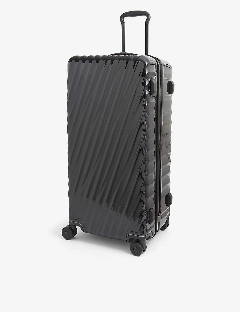 Tumi International Expandable 19 Degree Trunk Polycarbonate Suitcase In Black